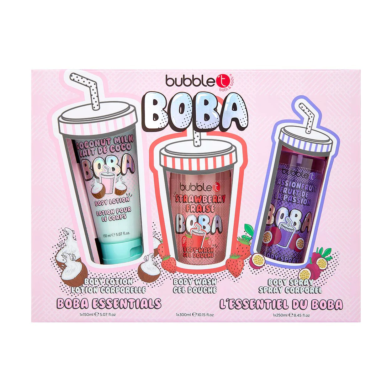 Bubble T Boba Essentials 3 Piece Set