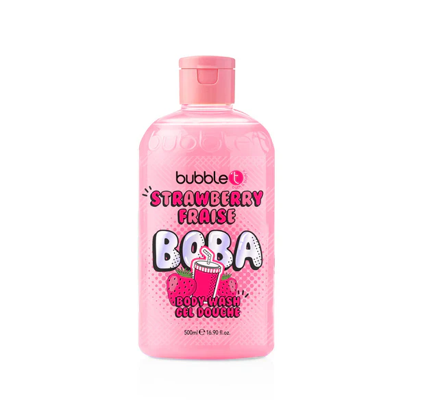Bubble T Strawberry Boba Body Wash 500ml