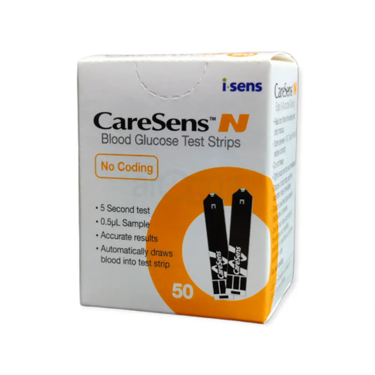 Caresens N Blood Glucose Testing Strips 50 Pack
