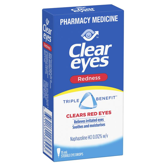 Clear Eyes Redness Eye Drops 15ml