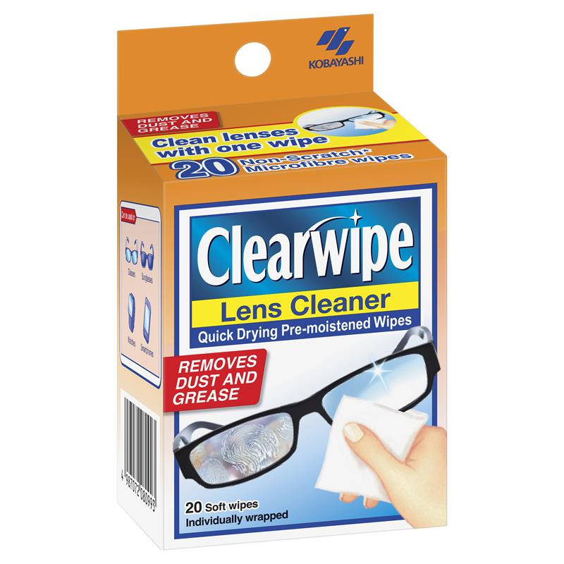 Clearwipe Lens Cleaner Wipes