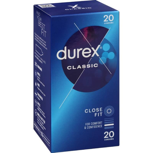 Durex Classic Condoms 20 Pack
