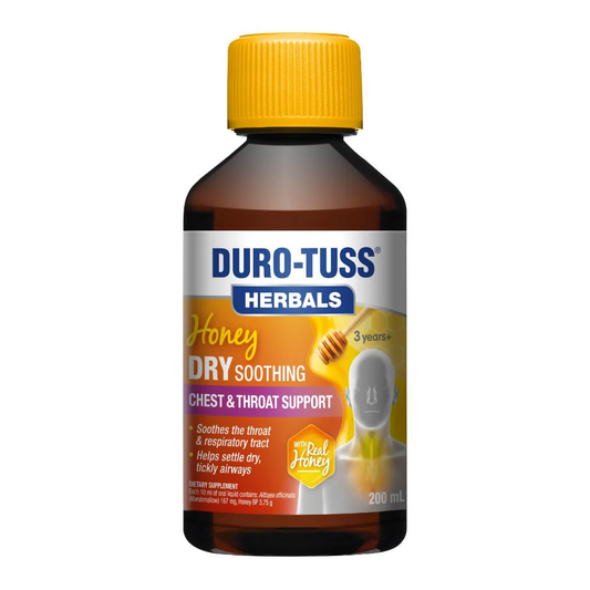 Duro-Tuss Herbals Honey Dry Soothing Chest & Throat Support 200ml