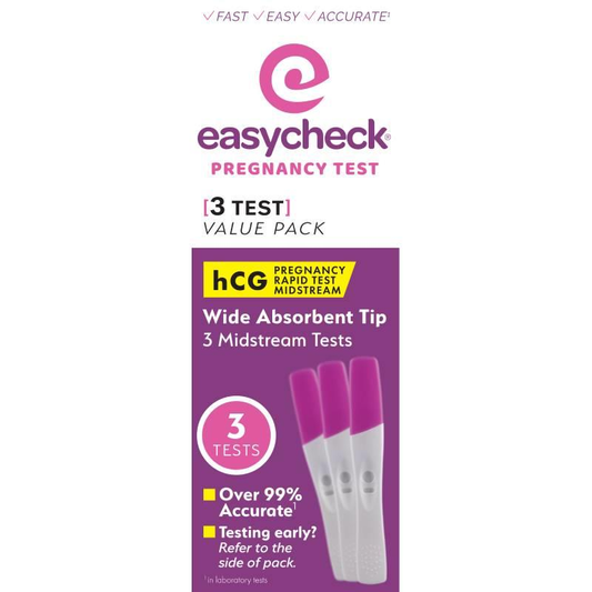 EasyCheck Pregnancy Test 3 Pack