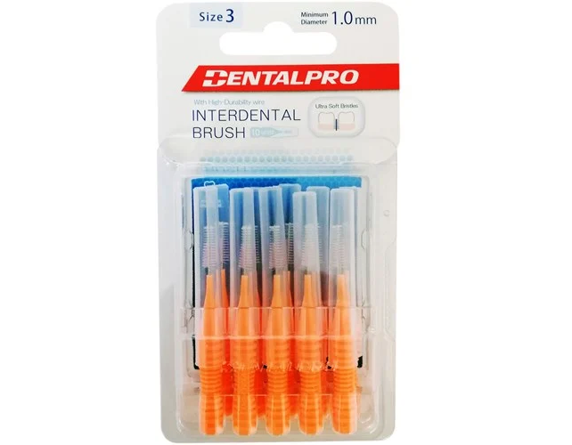 Dentalpro Interdental Brushes 10 Pack