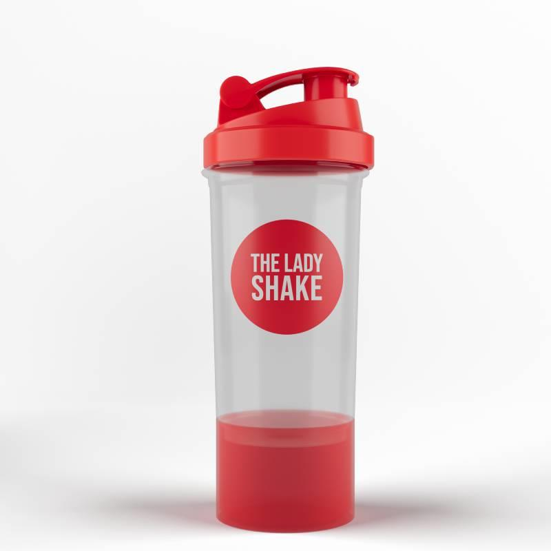 The Lady Shake Shaker Red 600ml