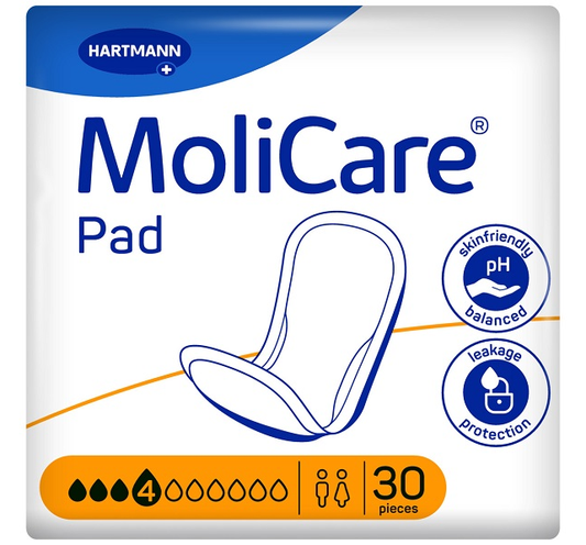 Molicare Pads 4 Drop 30 Pack
