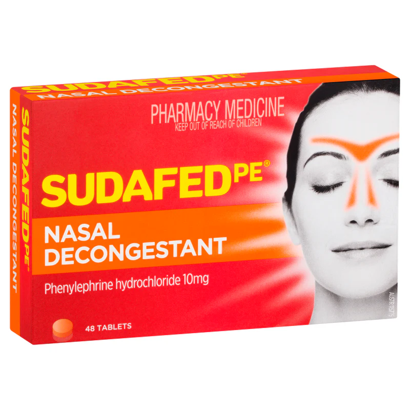 Sudafed PE Nasal Decongestant Tablets
