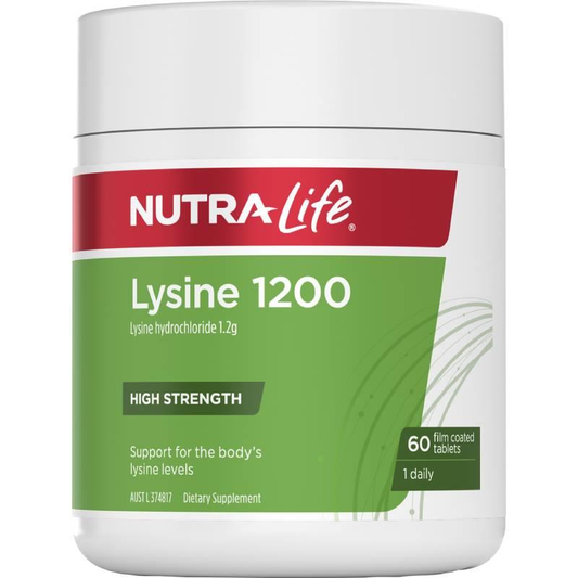 Nutra-Life Lysine 1200mg Tablets