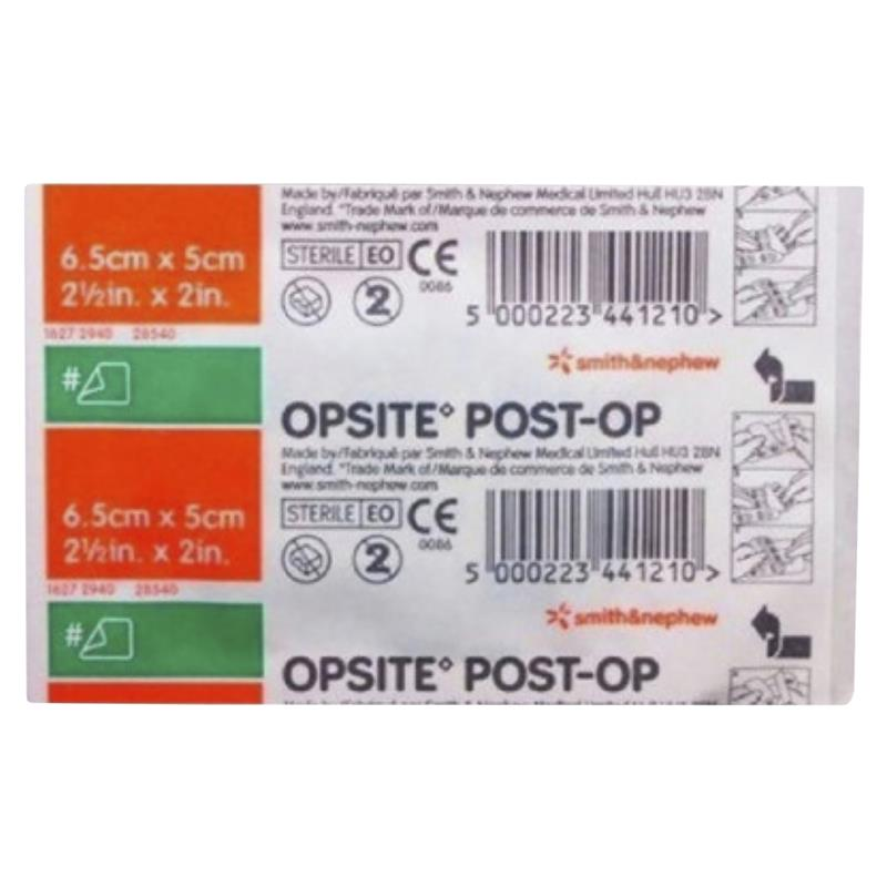 Opsite PostOp Dressing 6.5 x 5cm Single Dressing