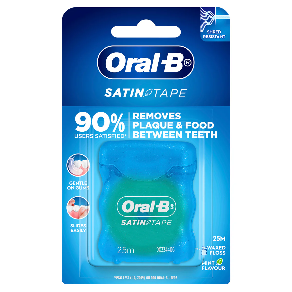 Oral-B Satin Tape Dental Floss Mint 25m