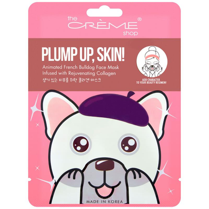 The Creme Shop Plump Up, Skin French Bulldog Sheet Mask