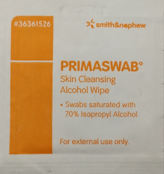 Primaswab Skin Cleansing Single Alcohol Wipe