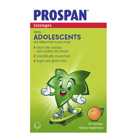 Prospan Adolescent Lozenges 20 Pack