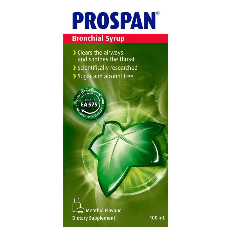 Prospan Adults Menthol Bronchial Syrup 100ml