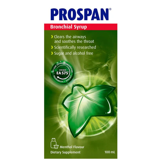 Prospan Adults Menthol Bronchial Syrup 100ml