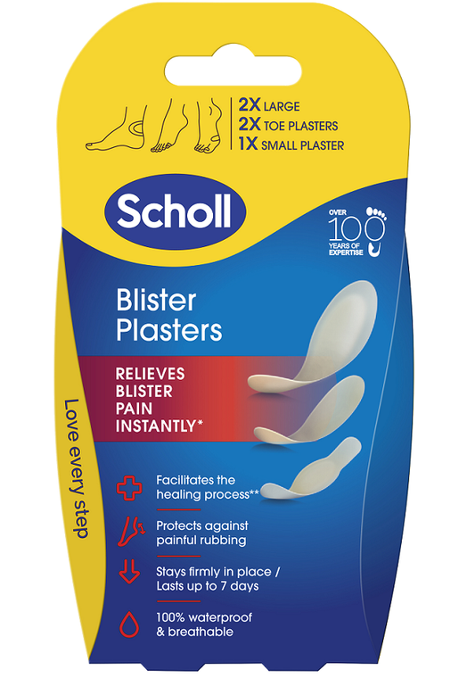 Scholl Hydrocolloid Blister Plasters Mixed 5 Pack