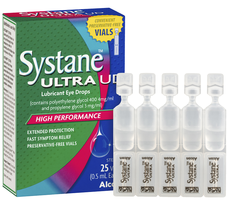 Systane Ultra UD Preservative Free Lubricating Eye Drops 25 x 0.5ml Vials