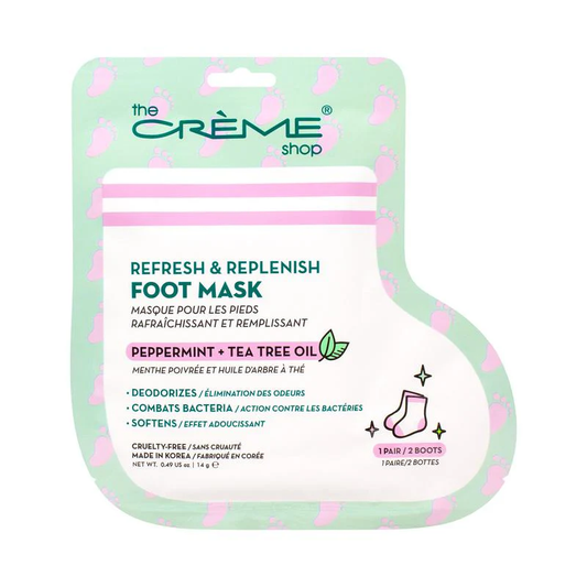 The Creme Shop Refresh & Replenish Foot Mask 1 Pair