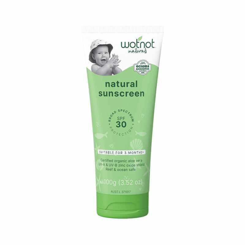 Wotnot Baby Natural Sunscreen SPF30 100g