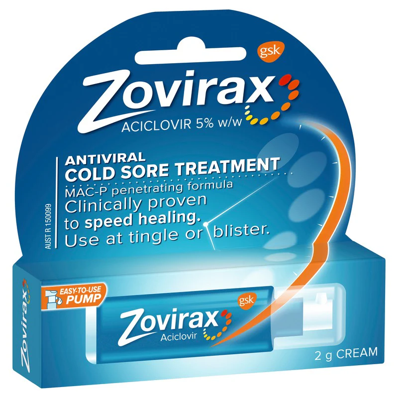 Zovirax Cold Sore Cream 2g