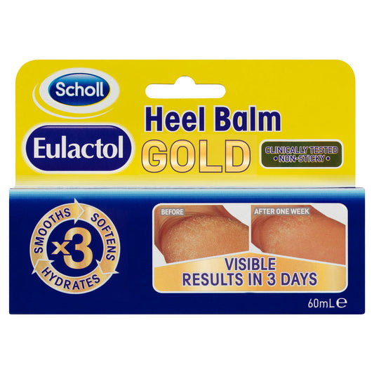 Scholl Eulactol Cracked Heel Balm Gold 60ml