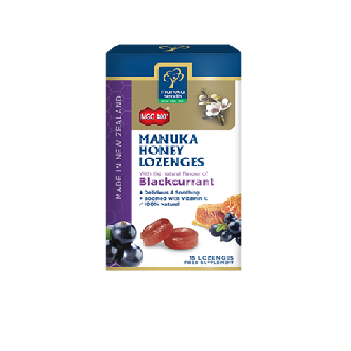 MH Manuka Honey & Blackcurrant Lozenges 15