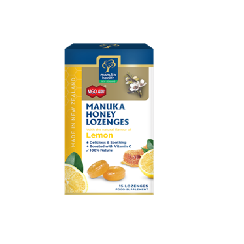 MH Manuka Honey & Lemon Lozenges 15