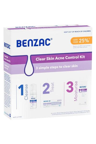 Benzac Clear Skin Acne Control Kit