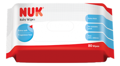 NUK Baby Wipes 80 Pack