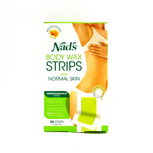 NADS Body Wax Strips 20s