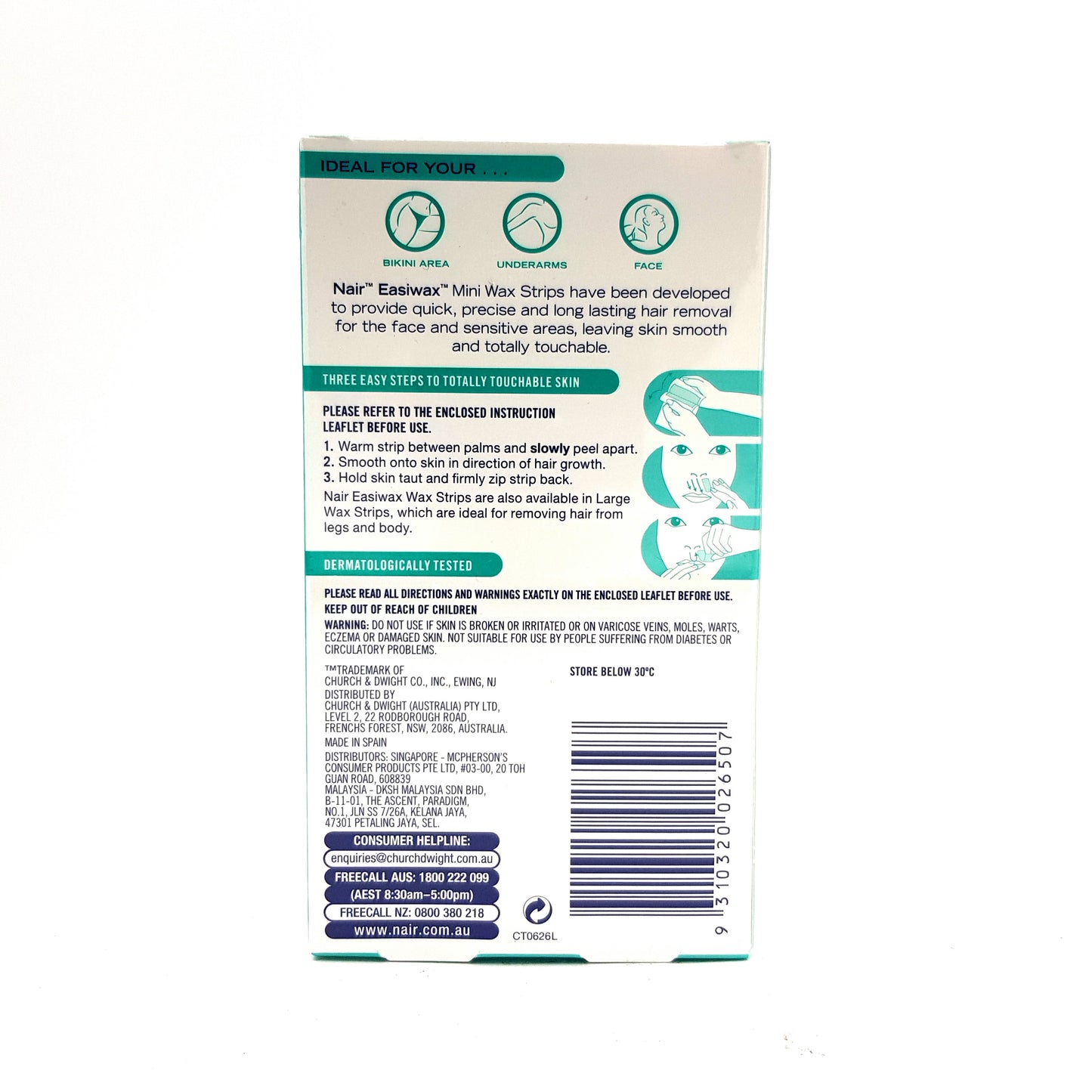 NAIR Strip Wax - Mini 20s