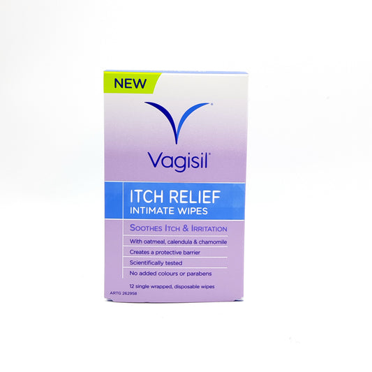 VAGISIL Itch Relief Wipes 12