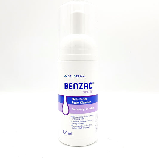 BENZAC Daily Facial Foam Cleanser 130ml