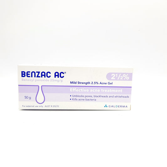 BENZAC AC Gel 2.5% 50g