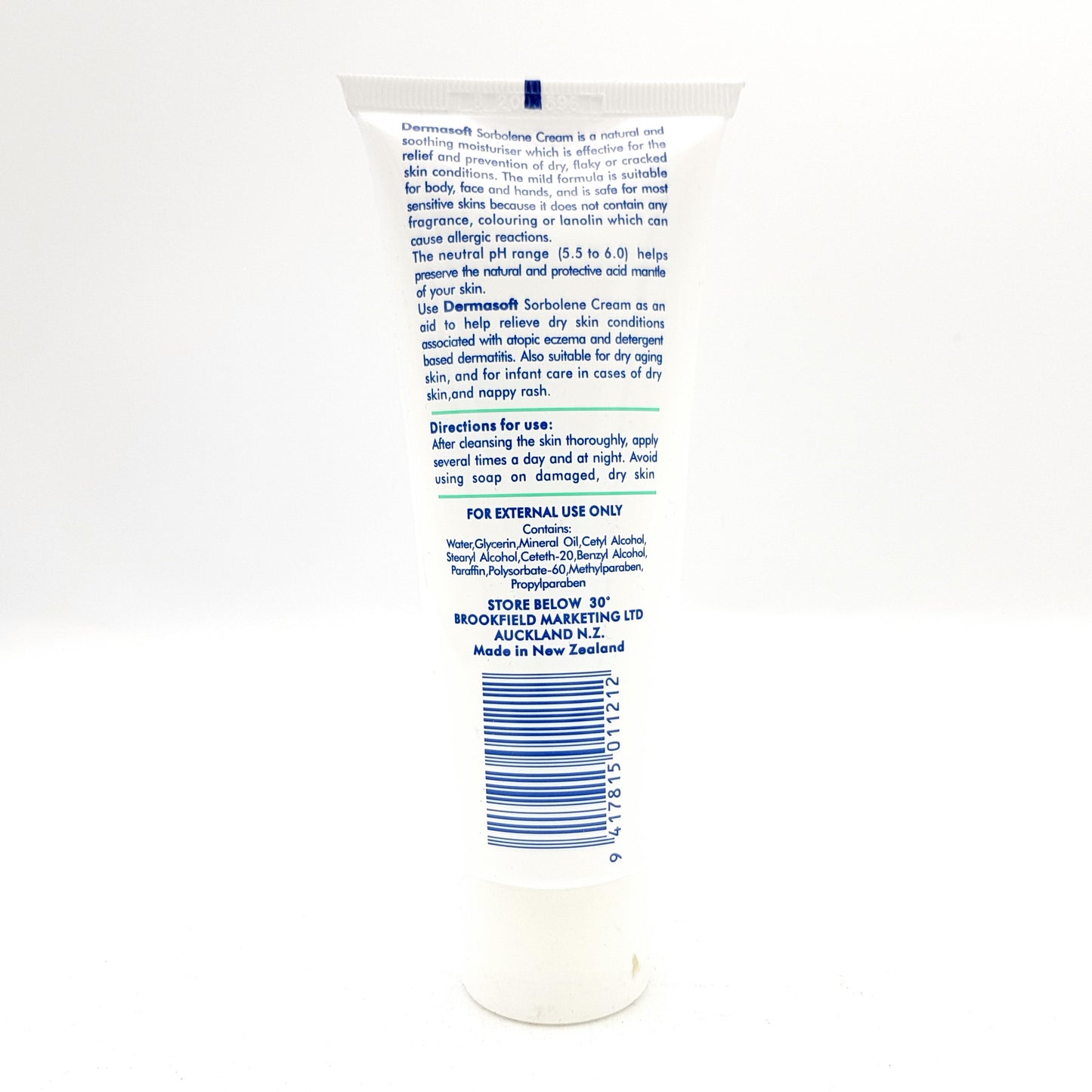 DERMASOFT Sorbolene Cream Tube 100g