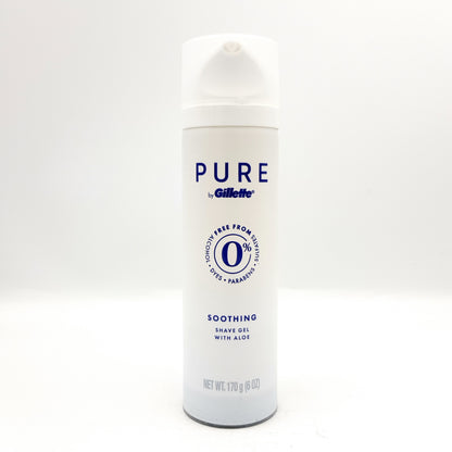 GILETTE Pure Soothing Shave Gel with Aloe 170g