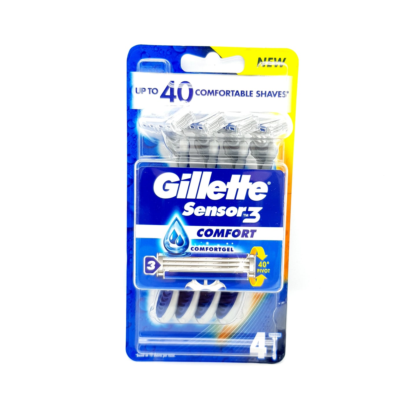 GILETTE Sensor 3 Razors 4s