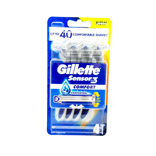 GILETTE Sensor 3 Razors 4s