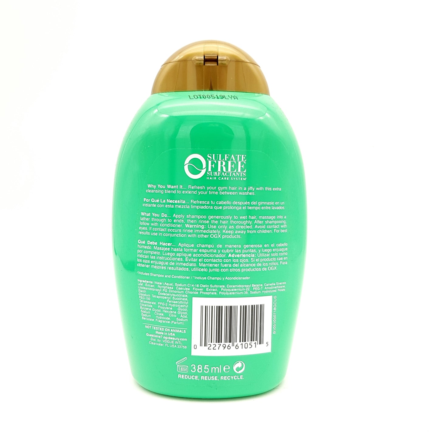OGX Green Tea Shampoo 385ml