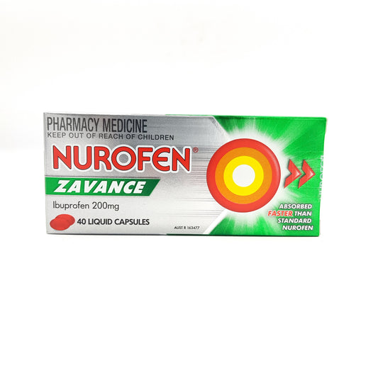 NUROFEN ZAVANCE Liquid Capsules 40s