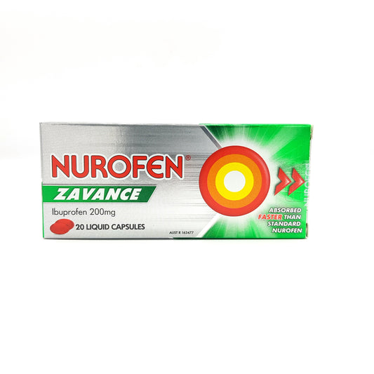 NUROFEN ZAVANCE Liquid Capsules 20