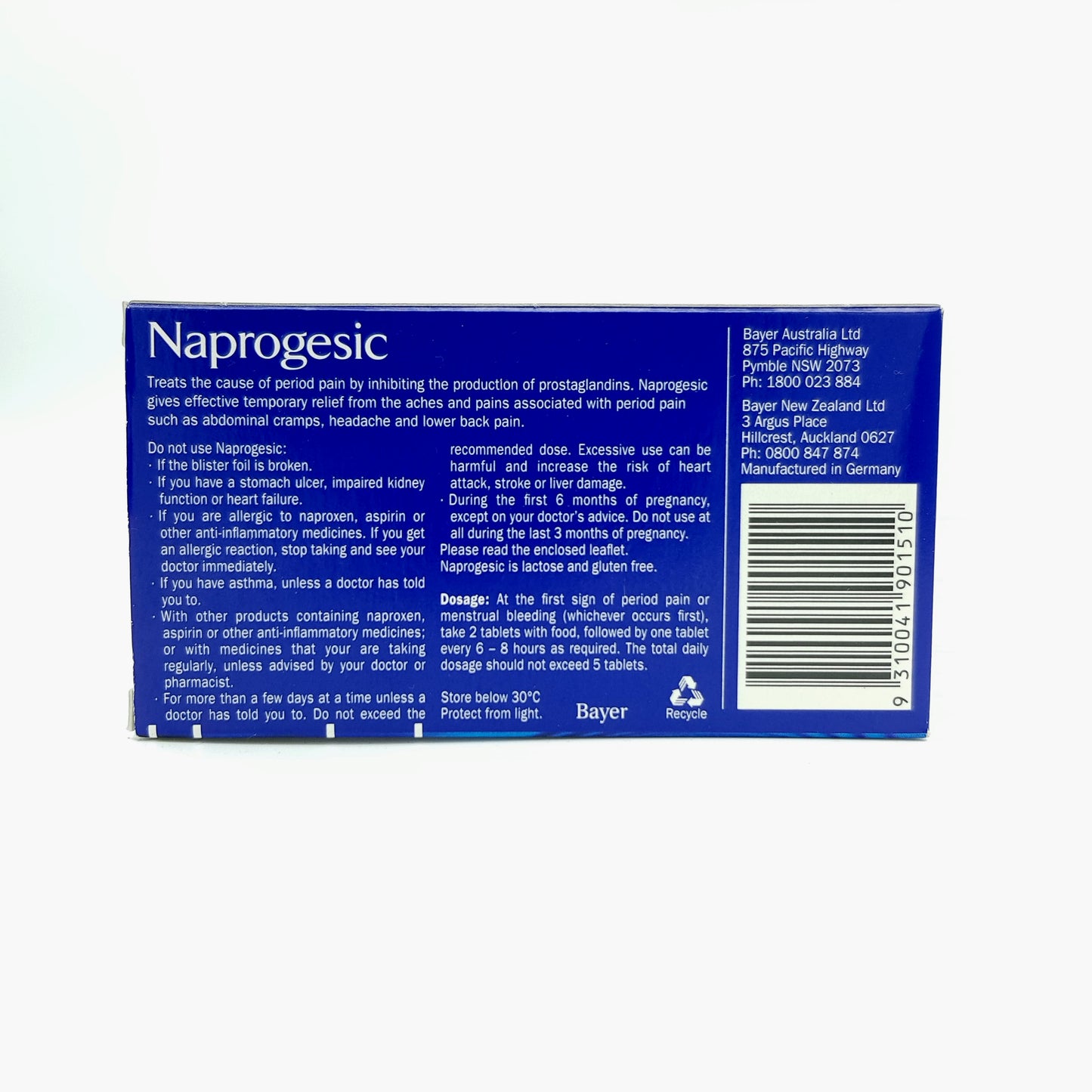 NAPROGESIC 275mg 12tabs
