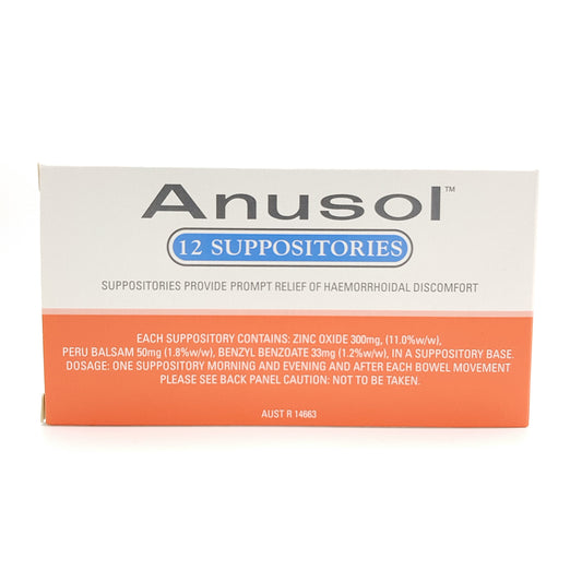 Anusol Suppositories 12s