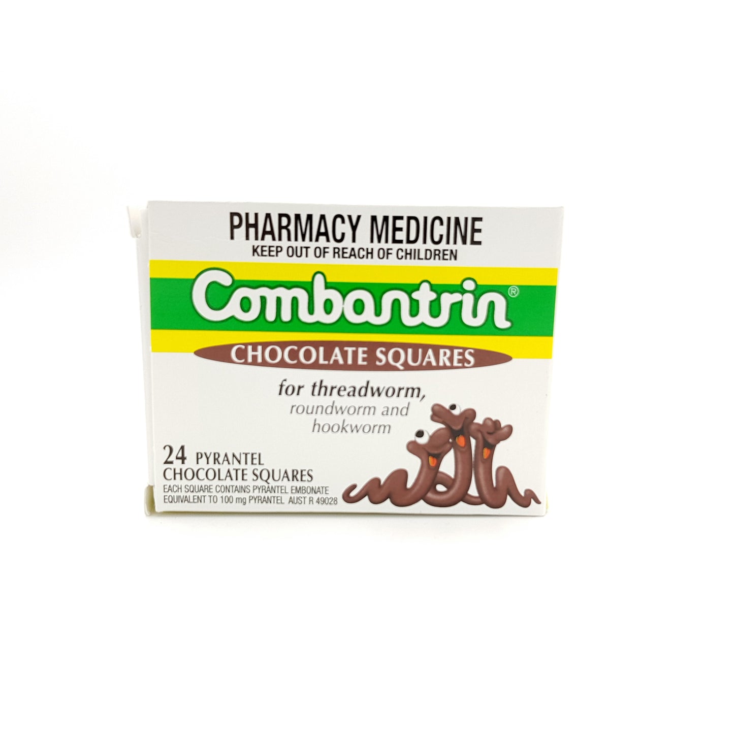 COMBANTRIN Chocolate Squares 24