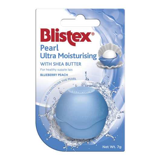 Blistex Pearl Ultra Moisturising Lip Balm Blueberry Peach 7g