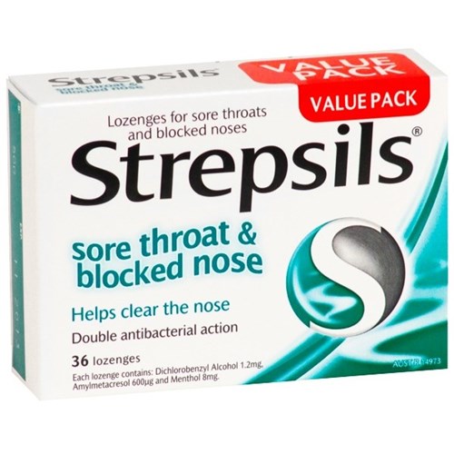 Strepsils Sore Throat Block Nose 36
