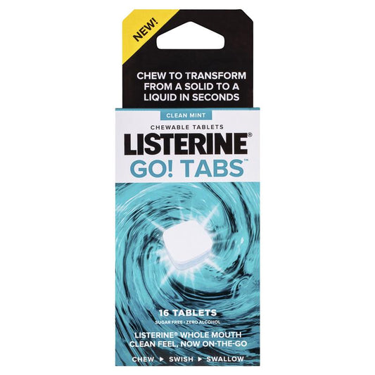 Listerine Go! Tabs Mint 16s