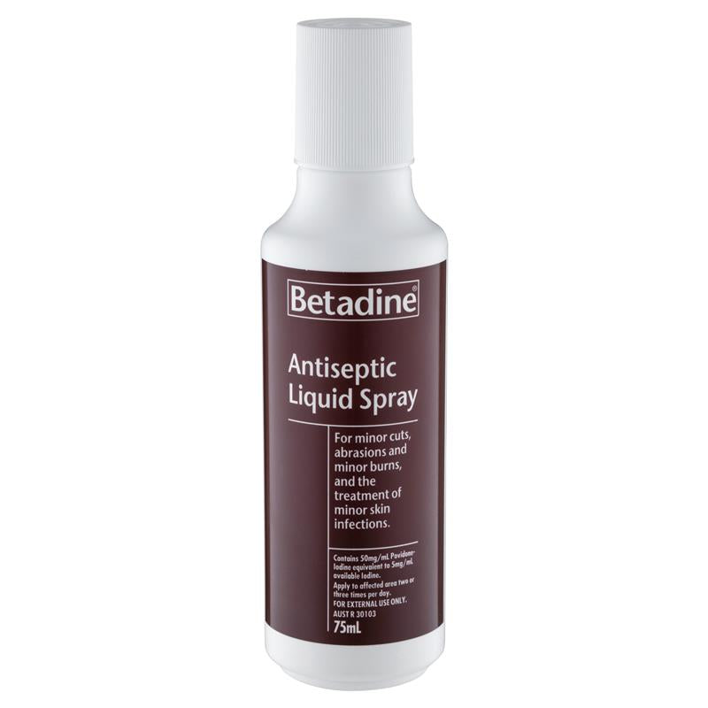 Betadine Antiseptic Liquid Spray 75ml