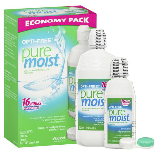 Alcon Opti-Free PureMoist Economy Pack 300ml + 90ml